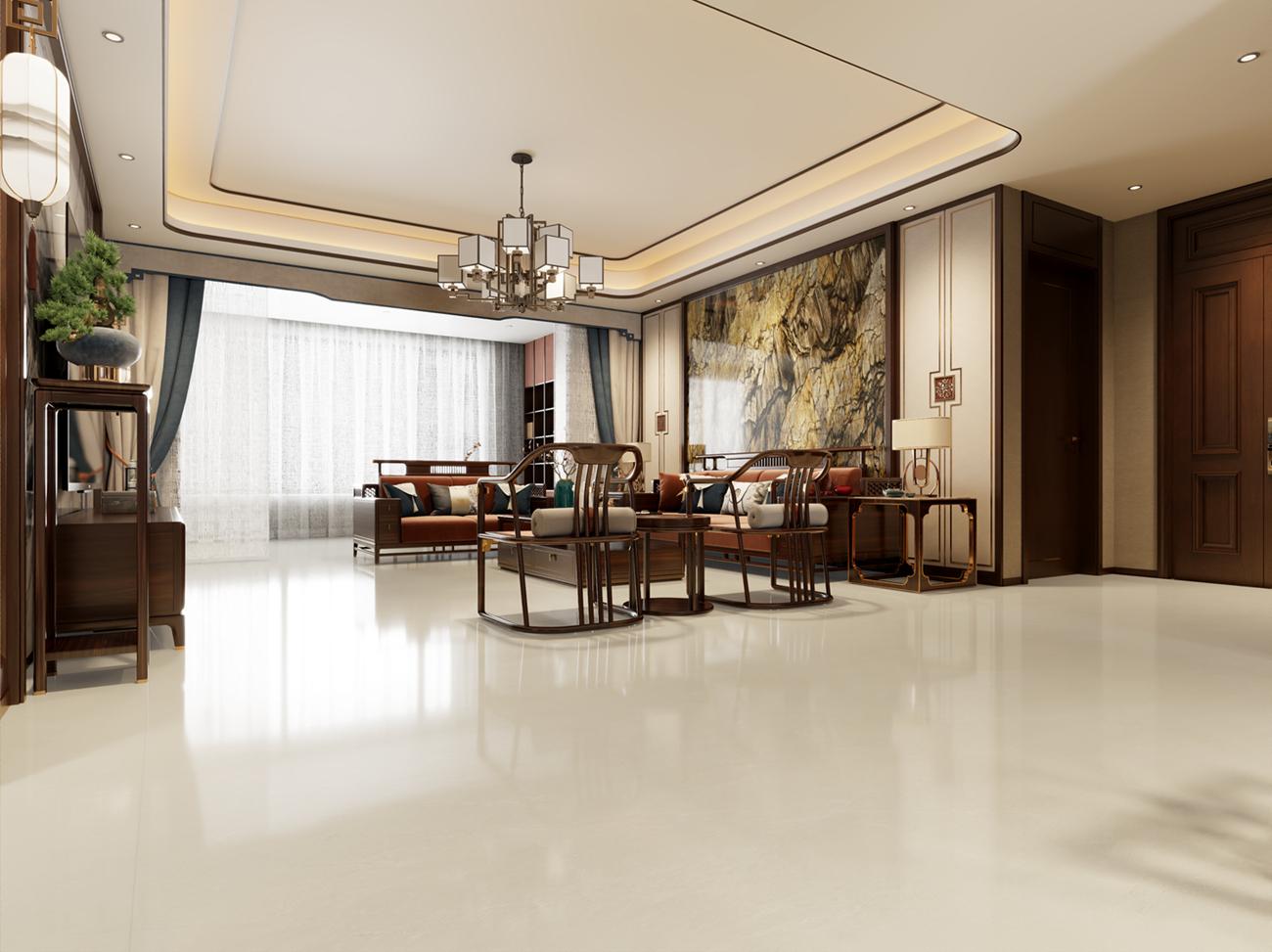 風(fēng)頭勁熱 | 能強(qiáng)瓷磚【極致理石】不一樣的新中式！